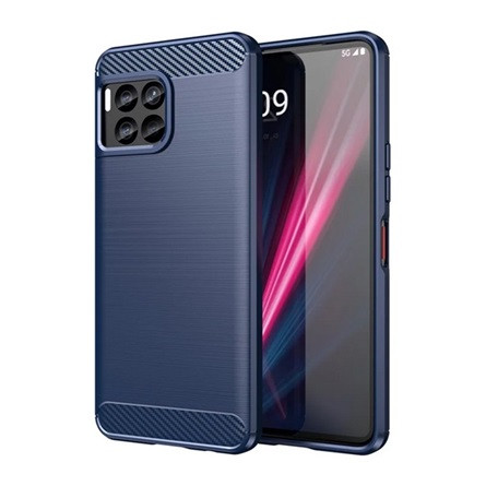 Gigapack T Phone 2 Pro 5G Gigapack Szilikon telefonvédő ütésállóság, karbon minta, SÖTÉTKÉK