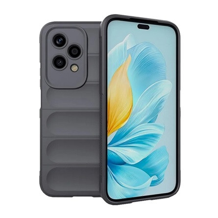 Gigapack Honor 200 Lite 5G Gigapack Szilikon telefonvédő ütésállóság, 3D, SÖTÉTSZÜRKE