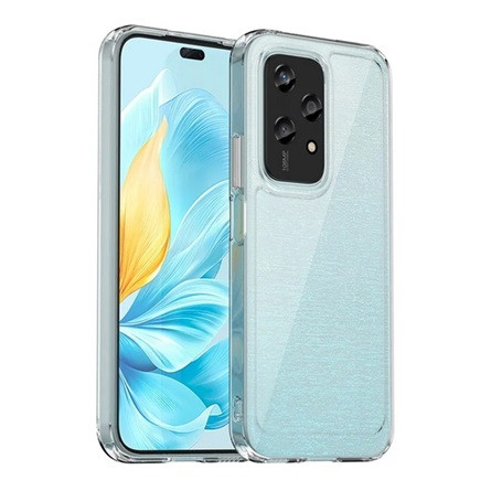 Gigapack Honor 200 Lite 5G Gigapack Szilikon telefonvédő ütésállóság, átlátszó hátlap, ÁTLÁTSZÓ