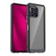 Gigapack T Phone 2 Pro 5G Gigapack Szilikon telefonvédő ütésállóság, átlátszó hátlap, FEKETE