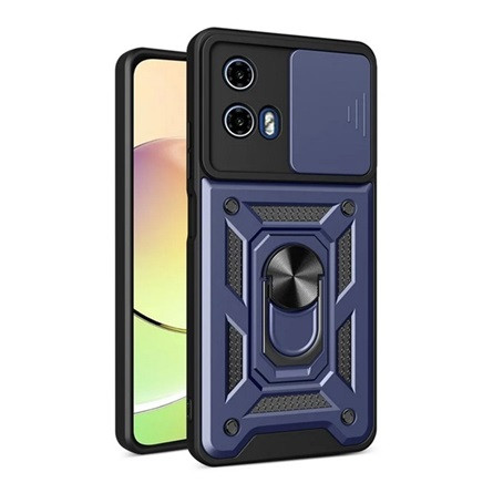 Gigapack Motorola Moto E14 4G GIGAPACK Defender szilikon telefonvédő ütésállóság, kameravédő, SÖTÉTKÉK
