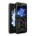 Gigapack Samsung Z Flip6 5G Gigapack Defender szilikon telefonvédő ütésállóság, tartógyűrű, FEKETE