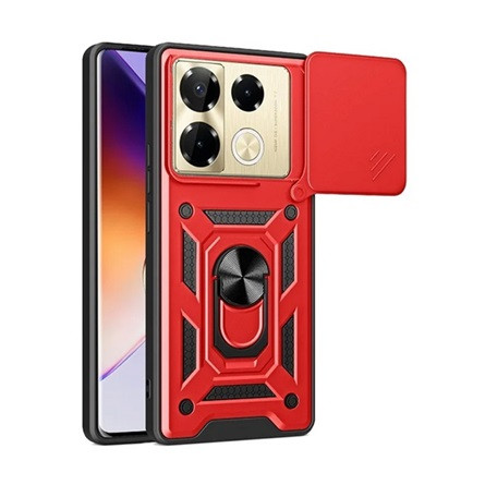 Gigapack Infinix Note 40 Pro 5G Gigapack Defender szilikon telefonvédő ütésállóság, kameravédő, PIROS
