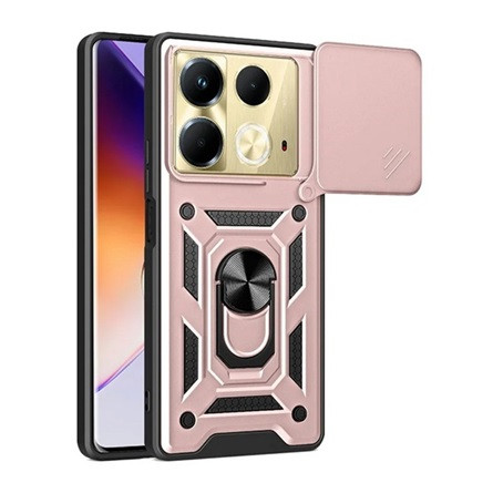 Gigapack Infinix Note 40 4G Gigapack Defender szilikon telefonvédő ütésállóság, kameravédő, ROZÉARANY