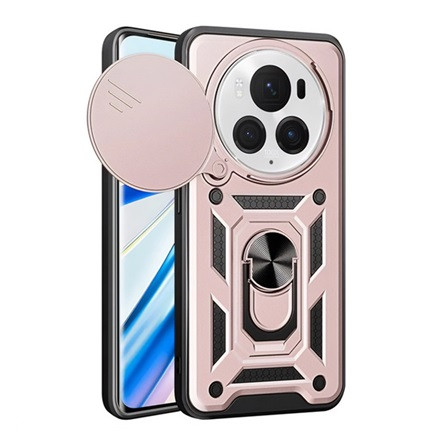 Gigapack Honor Magic6 Pro 5G GIGAPACK Defender szilikon telefonvédő ütésállóság, kameravédő, ROZÉARANY