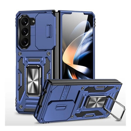 Gigapack Samsung Z Fold6 5G Gigapack Defender szilikon telefonvédő ütésállóság, kameravédő, SÖTÉTKÉK