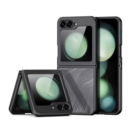 Dux Ducis Samsung Z Flip6 5G DUX DUCIS AIMO szilikon telefonvédő ütésállóság, hullám, FEKETE