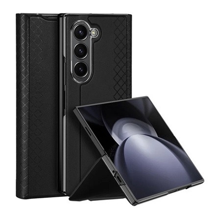 Dux Ducis Samsung Z Fold6 5G DUX DUCIS BRIL műanyag telefonvédő ütésállóság, rombusz, FEKETE
