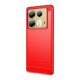 Mofi Infinix Note 40 4G MOFI szilikon telefonvédő ütésállóság, karbon minta, PIROS