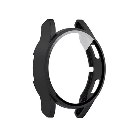 Gigapack Samsung Watch 4 40 mm Gigapack Műanyag keret BUMPER, ütésállóság + kijelzővédő üveg, FEKETE
