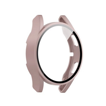 Gigapack Samsung Watch 4 40 mm GIGAPACK Műanyag keret BUMPER, ütésállóság + kijelzővédő üveg, RÓZSASZÍN