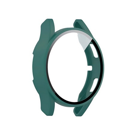 Gigapack Samsung Watch 4 40 mm Gigapack Műanyag keret BUMPER, ütésállóság + kijelzővédő üveg, SÖTÉTZÖLD