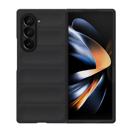 Gigapack Samsung Z Fold6 5G Gigapack Műanyag telefonvédő ütésállóság, 3D, FEKETE