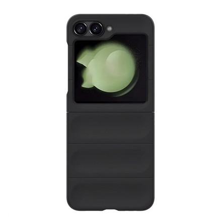 Gigapack Samsung Z Flip6 5G Gigapack Műanyag telefonvédő ütésállóság, 3D, FEKETE