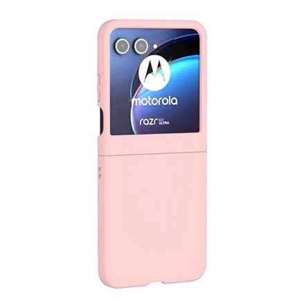 Gigapack Motorola Razr 50 5G Gigapack Műanyag telefonvédő RÓZSASZÍN