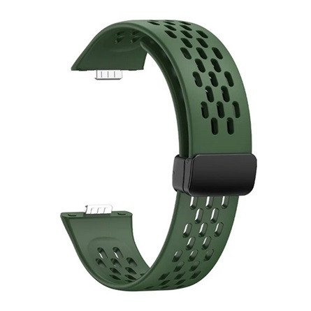 Gigapack Huawei Watch Fit 3 Gigapack Pótszíj egyedi méret, légáteresztő, SÖTÉTZÖLD