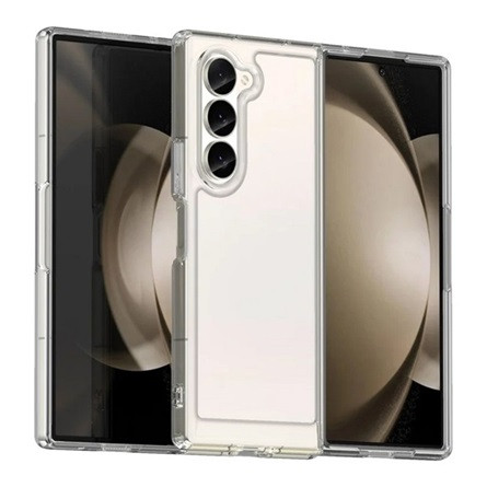 Gigapack Samsung Z Fold6 5G Gigapack Szilikon telefonvédő ütésállóság, átlátszó hátlap, ÁTLÁTSZÓ