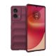 Gigapack Motorola Edge 50 Fusion 5G Gigapack Szilikon telefonvédő ütésállóság, 3D, BORDÓ