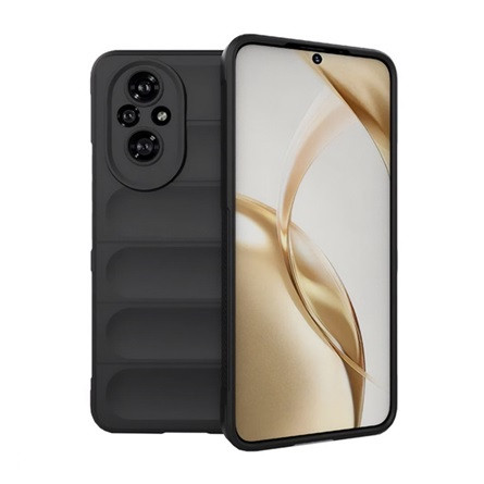 Gigapack Honor 200 5G Gigapack Szilikon telefonvédő ütésállóság, 3D, FEKETE