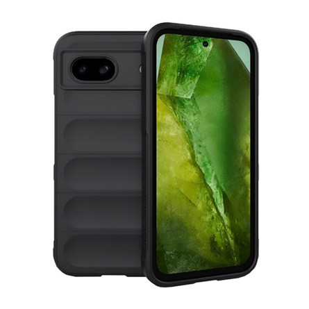 Gigapack Google Pixel 8a 5G Gigapack Szilikon telefonvédő ütésállóság, 3D, FEKETE