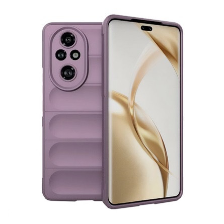 Gigapack Honor 200 Pro 5G GIGAPACK Szilikon telefonvédő ütésállóság, 3D, LILA
