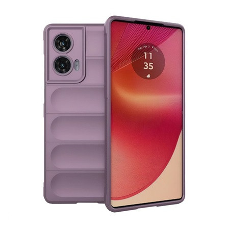 Gigapack Motorola Edge 50 Fusion 5G Gigapack Szilikon telefonvédő ütésállóság, 3D, LILA