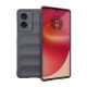 Gigapack Motorola Edge 50 Fusion 5G Gigapack Szilikon telefonvédő ütésállóság, 3D, SÖTÉTSZÜRKE