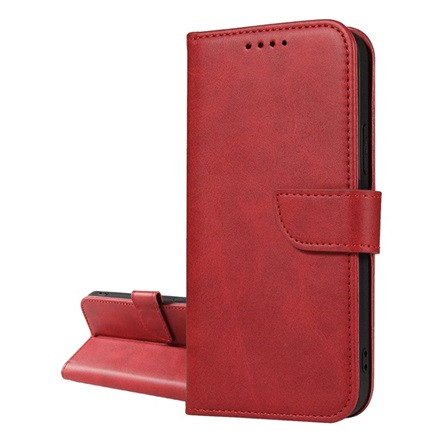 Gigapack T Phone 2 5G Gigapack Tok álló, bőr hatású FLIP, prémium, PIROS