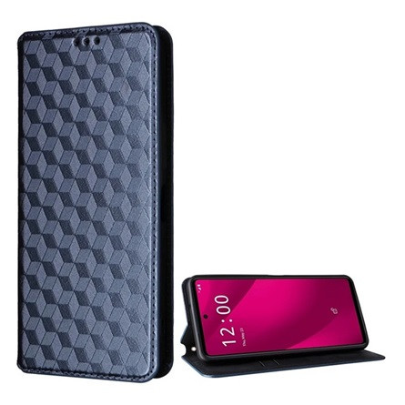 Gigapack T Phone 2 Pro 5G Gigapack Tok álló, bőr hatású FLIP, prémium, SÖTÉTKÉK