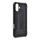 Gigapack iPhone 16 Plus 5G Gigapack Defender szilikon telefonvédő ütésállóság, fémhatás, FEKETE