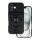 Gigapack iPhone 16 5G Gigapack Defender szilikon telefonvédő ütésállóság, kameravédő, FEKETE