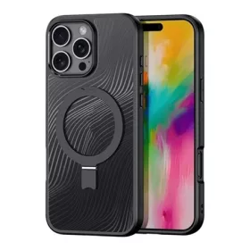   Dux Ducis iPhone 16 Pro Max 5G DUX DUCIS AIMO szilikon telefonvédő ütésállóság, hullám, FEKETE