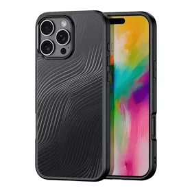   Dux Ducis iPhone 16 Pro Max 5G DUX DUCIS AIMO szilikon telefonvédő ütésállóság, hullám, FEKETE