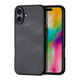   Dux Ducis iPhone 16 Plus 5G DUX DUCIS AIMO szilikon telefonvédő ütésállóság, hullám, FEKETE
