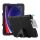 Gigapack Samsung Tab A9 Plus WIFI Gigapack Műanyag telefonvédő 360°-os védelem, kitámasztó + képernyővédő fólia, FEKETE