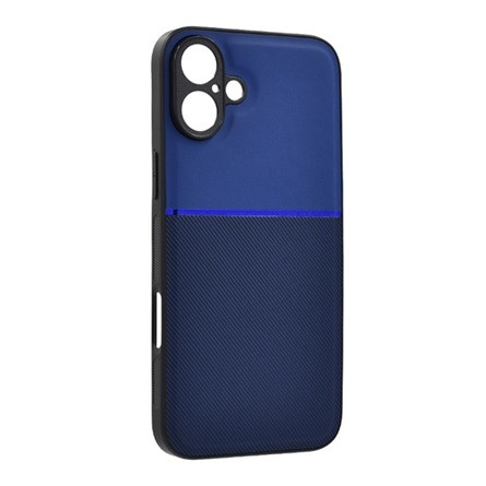 Gigapack iPhone 16 5G Gigapack Szilikon telefonvédő ütésállóság, csíkos, SÖTÉTKÉK