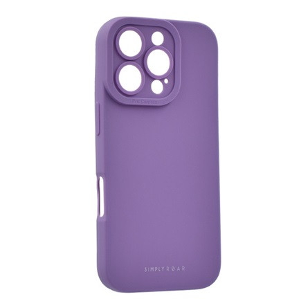 Roar iPhone 16 Pro 5G ROAR LUNA szilikon telefonvédő ultravékony, wireless, LILA