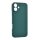Gigapack iPhone 16 5G Gigapack Szilikon telefonvédő matt SÖTÉTZÖLD
