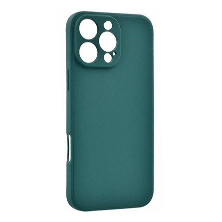 Gigapack iPhone 16 Pro Max 5G Gigapack Szilikon telefonvédő matt SÖTÉTZÖLD