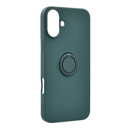 Gigapack iPhone 16 5G Gigapack Szilikon telefonvédő tartógyűrű, kameravédő, SÖTÉTZÖLD