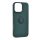 Gigapack iPhone 16 Pro Max 5G Gigapack Szilikon telefonvédő tartógyűrű, kameravédő, SÖTÉTZÖLD