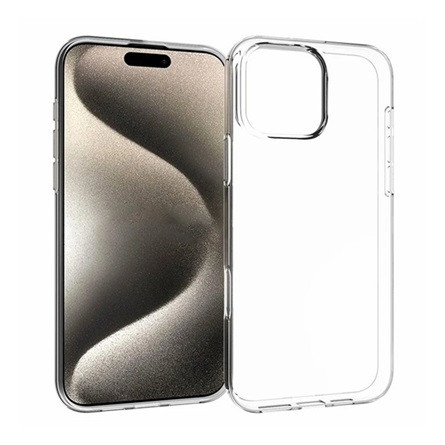 Gigapack iPhone 16 Pro Max 5G Gigapack Szilikon telefonvédő ultravékony ÁTLÁTSZÓ