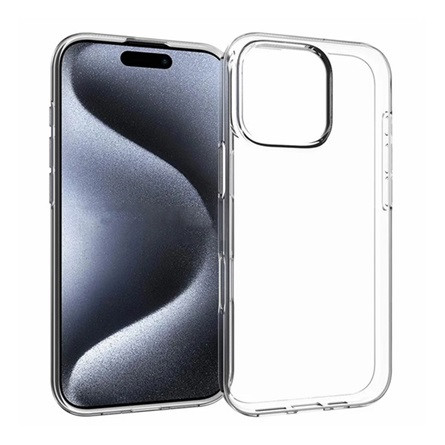 Gigapack iPhone 16 Pro 5G Gigapack Szilikon telefonvédő ultravékony ÁTLÁTSZÓ