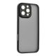 Gigapack iPhone 16 Pro Max 5G Gigapack Szilikon telefonvédő ütésállóság, kameravédő, FEKETE
