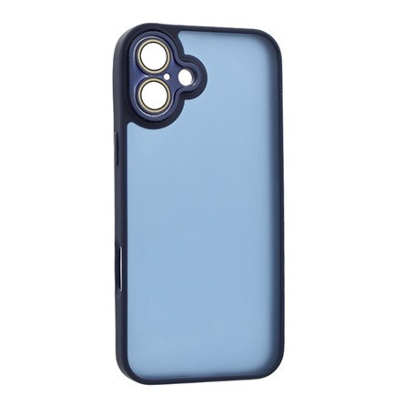 Gigapack iPhone 16 5G Gigapack Szilikon telefonvédő ütésállóság, kameravédő, SÖTÉTKÉK