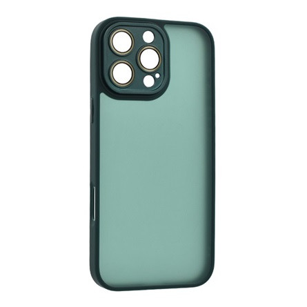 Gigapack iPhone 16 Pro 5G Gigapack Szilikon telefonvédő ütésállóság, kameravédő, SÖTÉTZÖLD