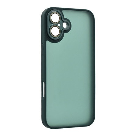 Gigapack iPhone 16 5G Gigapack Szilikon telefonvédő ütésállóság, kameravédő, SÖTÉTZÖLD