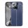 Gigapack iPhone 16 Pro Max 5G Gigapack Szilikon telefonvédő ütésállóság, varrás minta, SÖTÉTKÉK