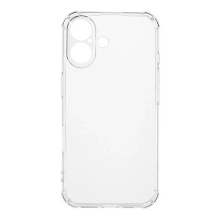 Gigapack iPhone 16 Plus 5G Gigapack Szilikon telefonvédő ütésállóság, légpárnás sarok, ÁTLÁTSZÓ