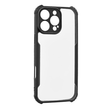 Gigapack iPhone 16 Pro Max 5G Gigapack Szilikon telefonvédő ütésállóság, kameravédő, FEKETE